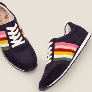 Boden Striped Sneakers -- Rainbow